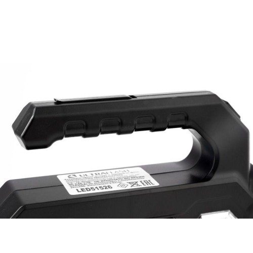 Фонарь аккумуляторный LED51526 4В 1LED+COB+6xSMD 3Вт 4 реж. Micro USB черн. (бокс) Ultraflash 15194