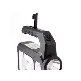 Фонарь аккумуляторный LED51526 4В 1LED+COB+6xSMD 3Вт 4 реж. Micro USB черн. (бокс) Ultraflash 15194