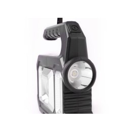 Фонарь аккумуляторный LED51526 4В 1LED+COB+6xSMD 3Вт 4 реж. Micro USB черн. (бокс) Ultraflash 15194