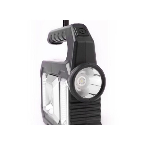 Фонарь аккумуляторный LED51526 4В 1LED+COB+6xSMD 3Вт 4 реж. Micro USB черн. (бокс) Ultraflash 15194