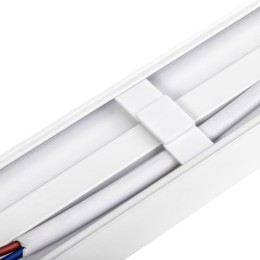 Шинопровод трековый накладной 1ф ARTLINE с питанием и заглушкой 1м алюм./медь с держателями с пласти