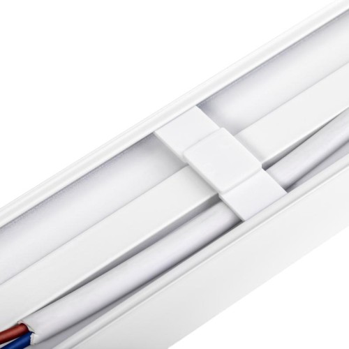 Шинопровод трековый накладной 1ф ARTLINE с питанием и заглушкой 1м алюм./медь с держателями с пласти