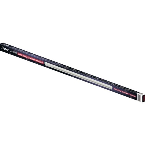 Шинопровод трековый накладной 1ф ARTLINE с питанием и заглушкой 1м алюм./медь с держателями с пласти