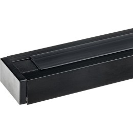 Шинопровод трековый накладной 1ф ARTLINE с питанием и заглушкой 1м алюм./медь с держателями с пласти