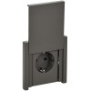 Розетка СП FORTE&PIANO16А IP44 FP319 с заземл. защ. шторки с крышкой безвинт. крепл. сер. IEK FP-R16