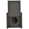 Розетка СП FORTE&PIANO16А IP44 FP319 с заземл. защ. шторки с крышкой безвинт. крепл. сер. IEK FP-R16