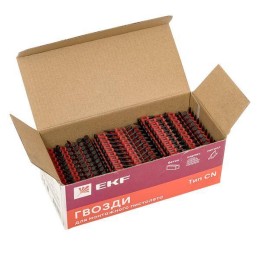 Гвозди для монтажного пистолета по бетону металлу кирпичу d2.7мм дл.19мм (уп.1000шт) Expert EKF cpn-