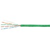 Кабель витая пара U/UTP кат.5E 4х2х24AWG solid PVC нг(А)-LS UTP-4P-Cat.5e-SOLID-GN зел. (уп.305м) Ca