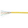 Кабель витая пара U/UTP кат.5E 4х2х24AWG solid PVC нг(А)-LS UTP-4P-Cat.5e-SOLID-YL желт. (уп.305м) C