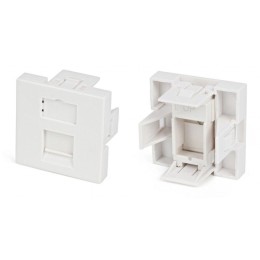 Вставка SIP2-1K-M45-45 45х45 для модуля формата Keystone Jack Hyperline 35207