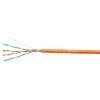 Кабель витая пара U/UTP кат.5E 4х2х24AWG solid PVC нг(А)-LS UTP-4P-Cat.5e-SOLID-OR оранж. (уп.305м)