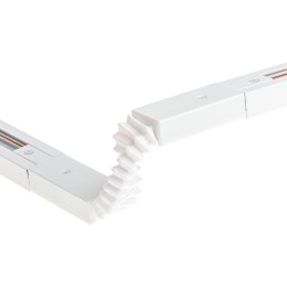 Коннектор трековый для соединения шинопровода гибкий ARTLINE пластик/медь бел. Ritter 59751 7