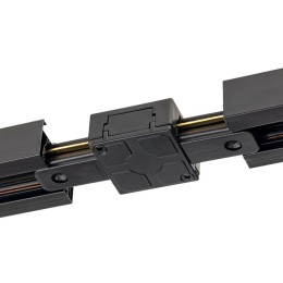 Коннектор трековый для соединения шинопровода прямой жесткий ARTLINE пластик/медь черн. Ritter 59744