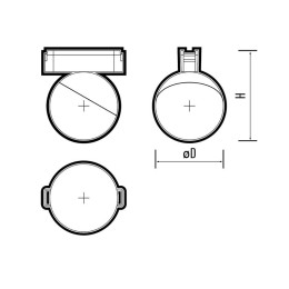 Светильник светодиодный трековый MTR16 3010 10Вт 4000К 100град. BL IP20 низковольтный Pro черн. Jazz