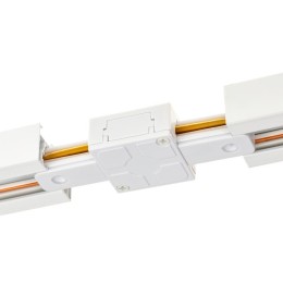 Коннектор трековый для соединения шинопровода прямой жесткий ARTLINE пластик/медь бел. Ritter 59743