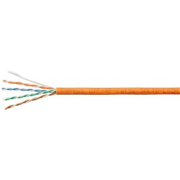 Кабель витая пара U/UTP кат.5E 4х2х24AWG solid LSZH нг(А)-HF UTP-4P-Cat.5e-SOLID-LSZH оранж. (уп.305