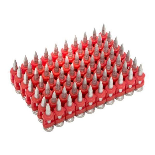 Гвозди кованые для монтажного пистолета по бетону металлу Bullet Type d3мм дл.25мм цинкование (уп.10
