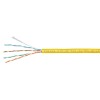 Кабель витая пара U/UTP кат.5E 4х2х24AWG solid LSZH нг(А)-HF UTP-4P-Cat.5e-SOLID-LSZH-YL желт. (уп.3