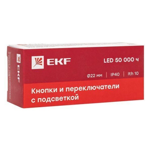 Переключатель BD21 2P с зел. подсветкой 230В NO PROxima EKF xb2-bk21-g-230