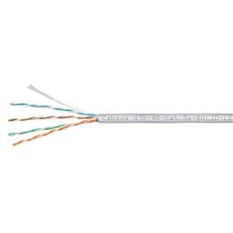 Кабель витая пара U/UTP кат.5E 4х2х24AWG solid LSZH нг(А)-HF UTP-4P-Cat.5e-SOLID-LSZH-GY сер. (уп.30