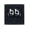 Розетка компьютерная 2-м RJ45 кат.6 FORTE&PIANO FP534 сталь IEK FP-K20-2-K46