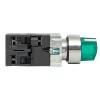 Переключатель BD21 2P с зел. подсветкой 24В NO PROxima EKF xb2-bk21-g-24