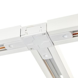 Коннектор трековый для соединения шинопровода Т-образн. жесткий ARTLINE пластик/медь бел. Ritter 597