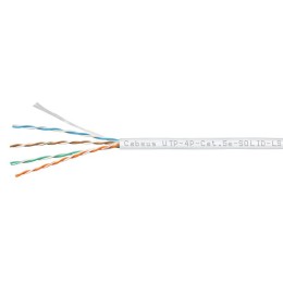 Кабель витая пара U/UTP кат.5E 4х2х24AWG solid LSZH нг(А)-HF UTP-4P-Cat.5e-SOLID-LSZH-WH бел. (уп.30