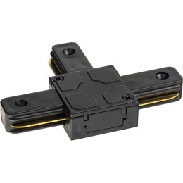 Коннектор трековый для соединения шинопровода Т-образн. жесткий ARTLINE пластик/медь черн. Ritter 59