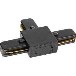 Коннектор трековый для соединения шинопровода Т-образн. жесткий ARTLINE пластик/медь черн. Ritter 59