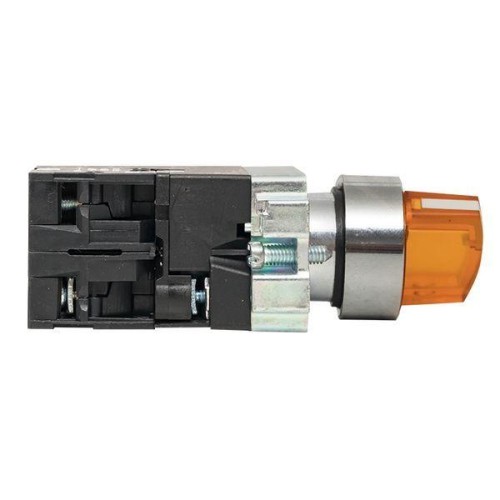 Переключатель BD33 3P с желт. подсветкой 230В NO PROxima EKF xb2-bk33-y-230