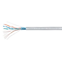 Кабель витая пара F/UTP кат.5E 4х2х26AWG patch PVC нг(А)-LS FTP-4P-Cat.5e-PATCH-GY сер. (уп.305м) Ca