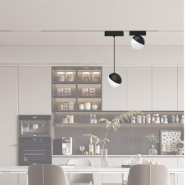 Светильник светодиодный трековый MTR16 3010P-1m 10Вт 4000К 100град. BL IP20 низковольтный Pro черн.