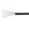 Кабель витая пара U/UTP кат.5E 4х2х24AWG solid РЕ OUTDOOR (трос) UTP-4P-Cat.5e-SOLID-ST-OUT черн. (у