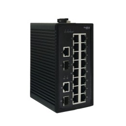 Коммутатор промышленный неуправляемый Ethernet 16х10/100BaseT 2х100/1000BaseX SFP SE NSETU118T16X02A