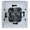 Розетка СП FORTE&PIANO 16А IP44 FP321 с заземл. защ. шторки с крышкой винт. крепл. сер. IEK FP-R16-1