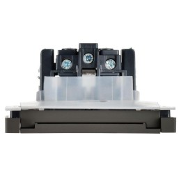 Розетка СП FORTE&PIANO 16А IP44 FP321 с заземл. защ. шторки с крышкой винт. крепл. сер. IEK FP-R16-1