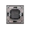 Выключатель проходной (переключатель) 1-кл. СП STRONG MIELE 10А с подсветкой графит Kranz KR-78-0716
