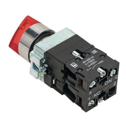 Переключатель BD33 3P с красн. подсветкой 230В NO PROxima EKF xb2-bk33-r-230