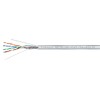Кабель витая пара SF/UTP кат.5E 4х2х24AWG solid PVC нг(А)-LS SFTP-4P-Cat.5e-SOLID-GY сер. (уп.305м)