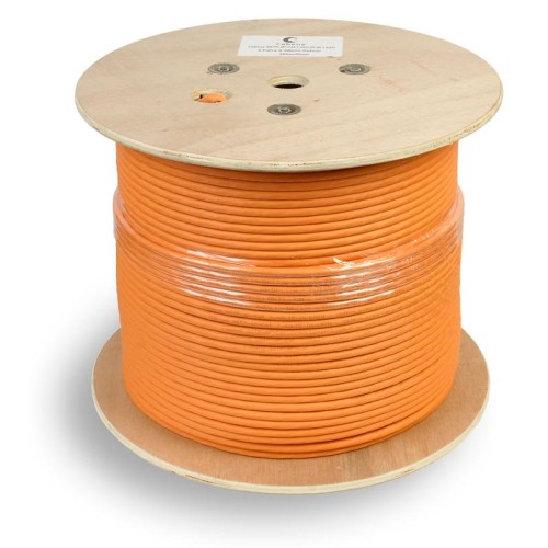 Кабель витая пара S/FTP кат.7 4х2х26AWG patch LSZH нг(А)-HF SSTP-4P-Cat.7-PATCH-IN-LSZH оранж. (уп.3