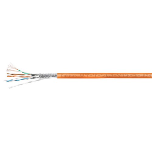 Кабель витая пара S/FTP кат.7 4х2х26AWG patch LSZH нг(А)-HF SSTP-4P-Cat.7-PATCH-IN-LSZH оранж. (уп.3