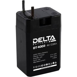 Аккумулятор ОПС 4В 0.3А.ч DT 4003 Delta 4614010040018