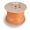 Кабель витая пара S/FTP кат.6A 4х2х23AWG solid LSZH нг(А)-HF SFTP-4P-Cat.6a-SOLID-IN-LSZH оранж. (уп