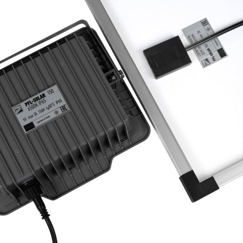 Прожектор светодиодный PFL SOLAR 150 6500К IP65 ДО с солнечн. панелью и пультом в компл. Pro JazzWay