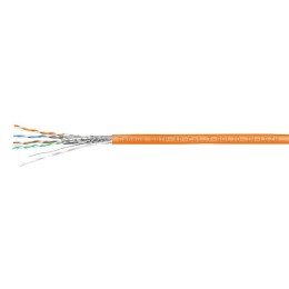 Кабель витая пара S/FTP кат.7 4х2х23AWG solid LSZH нг(А)-HF SSTP-4P-Cat.7-SOLID-IN-LSZH оранж. (уп.3