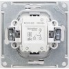 Выключатель 2-кл. СП W59 10А IP20 10AX механизм черн. бархат SE VS510-252-6-86