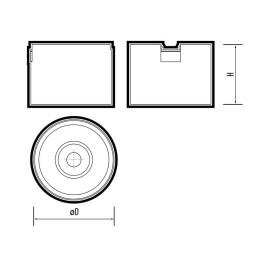 Светильник светодиодный трековый MTR16 3208 8Вт 3000К 25град. BL IP20 низковольтный Pro черн. JazzWa