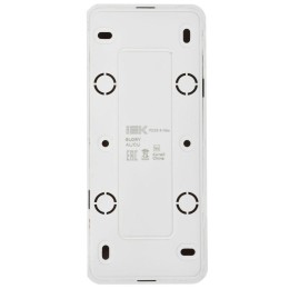 Розетка 3-м ОП GLORY РС23-3-ХБм 16А с заземл. без защ. шторок бел. матов. IEK ERH31-K01M-16