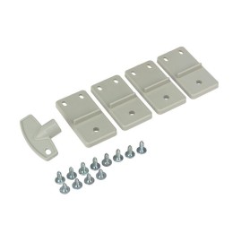 Корпус пластиковый ЩМПп 300х200х130 ABS УХЛ1 IP65 с монтажной панелью Rexant 11-0400